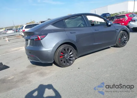 2022 Tesla Model Y Performance Dual Motor All-Wheel Drive из США, поврежденный, VIN 7SAYGDEF1NF368587